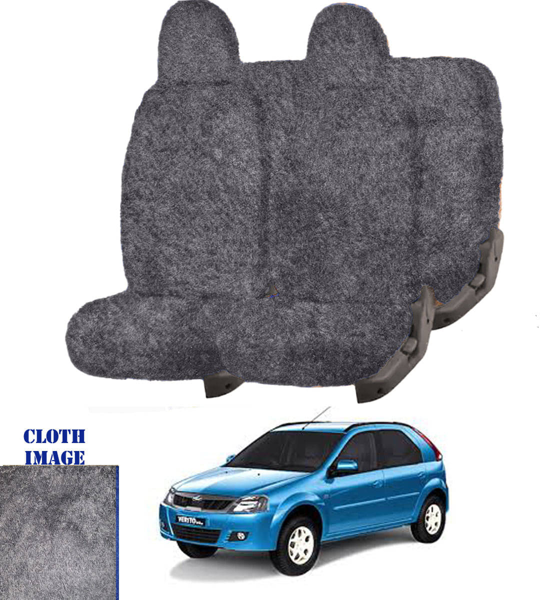 Mahindra Verito Vibe Grey 5 Seater Car Seat Cover Mahindra Verito Vibe Grey 5 Seater Car Seat Cover