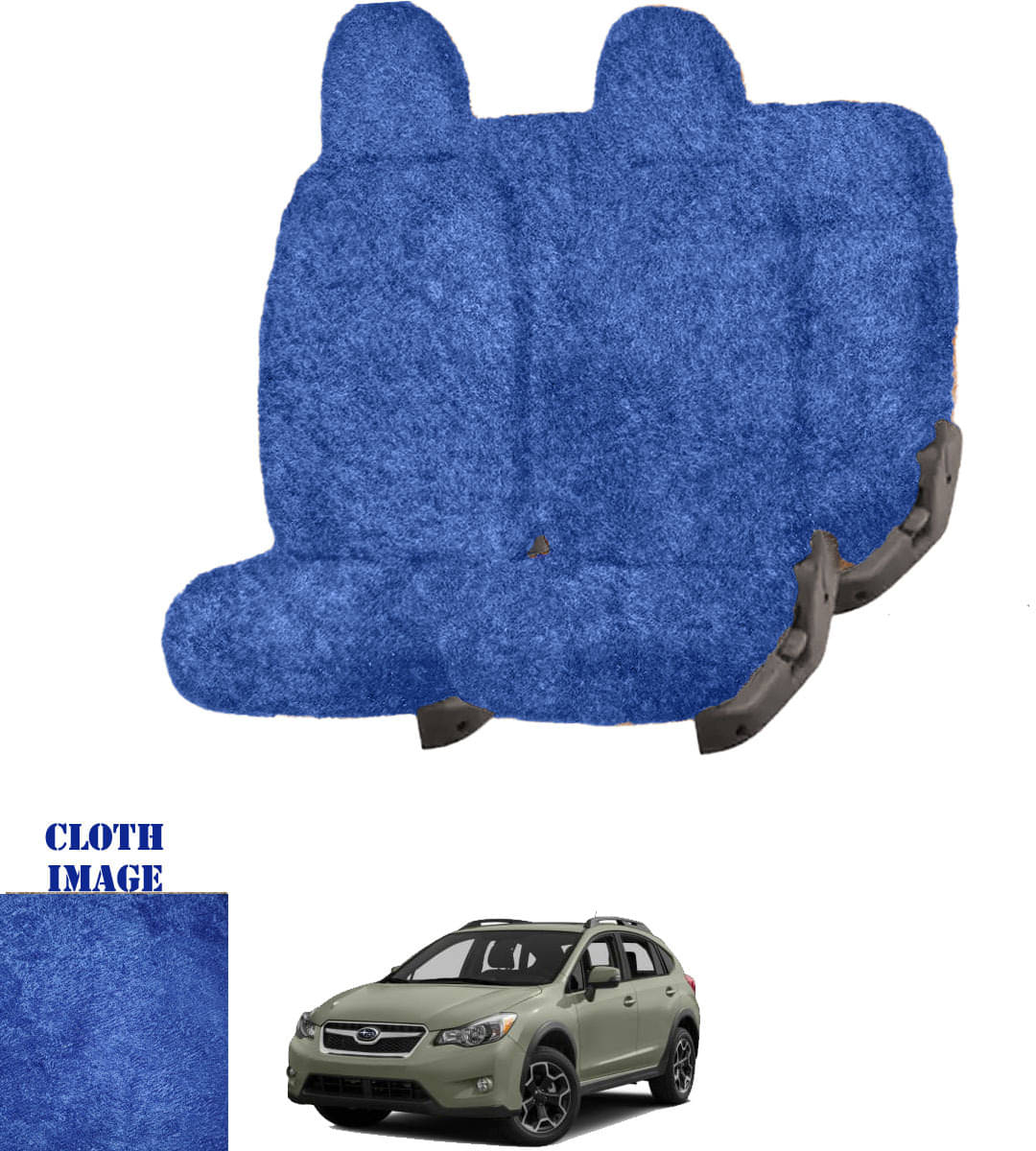     			Mahindra XV Crosstrek Blue 5 Seater Car Seat Cover