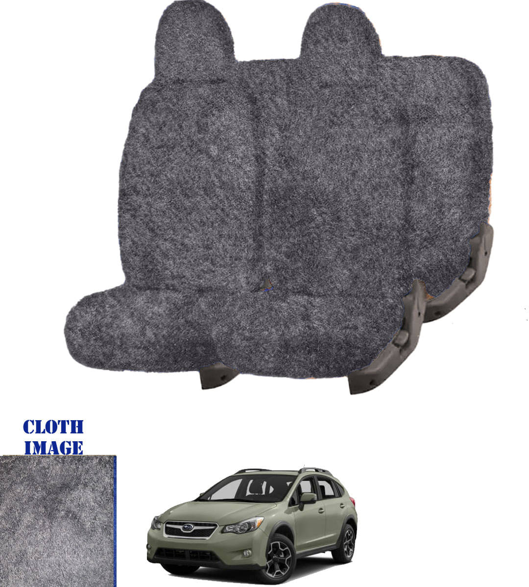     			Mahindra XV Crosstrek Grey 5 Seater Car Seat Cover