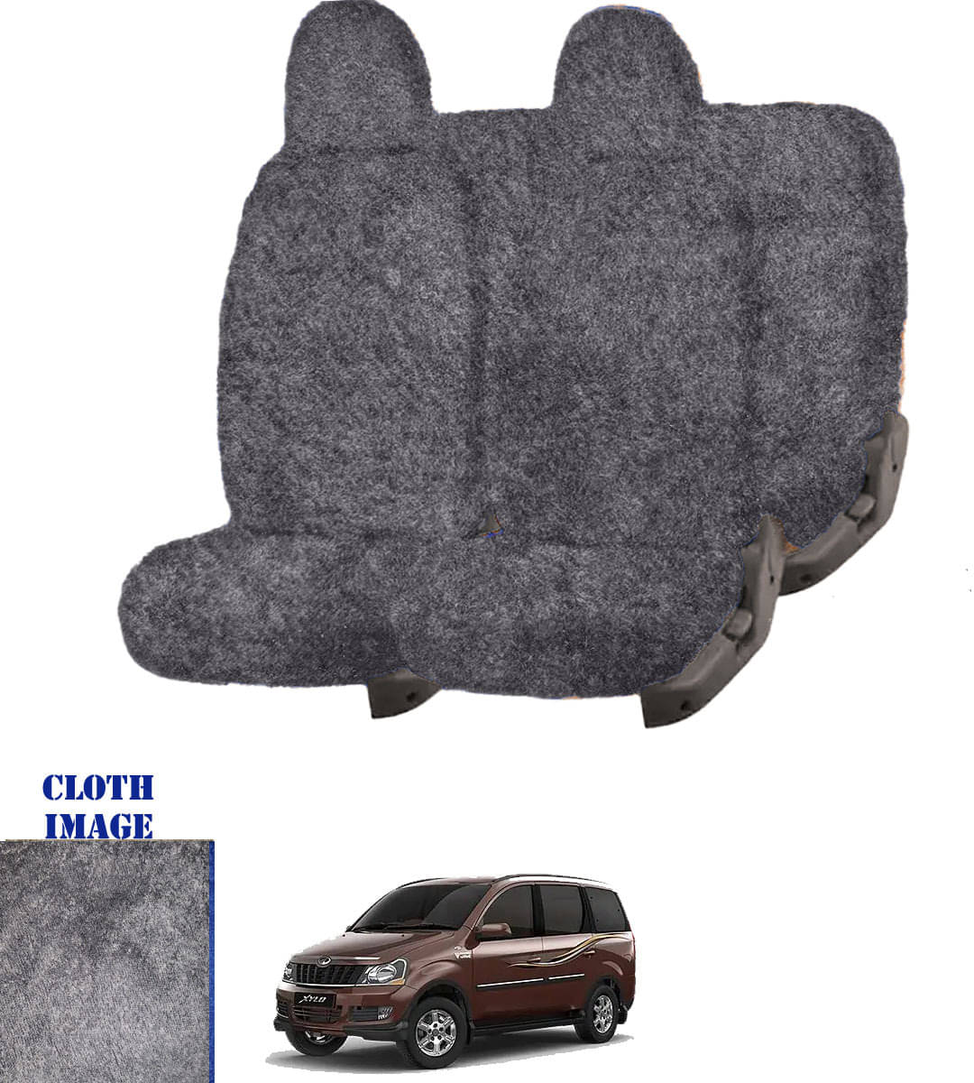 Mahindra Xylo 7S Captain Grey 7 Seater Car Seat Cover Mahindra Xylo 7S Captain Grey 7 Seater Car Seat Cover