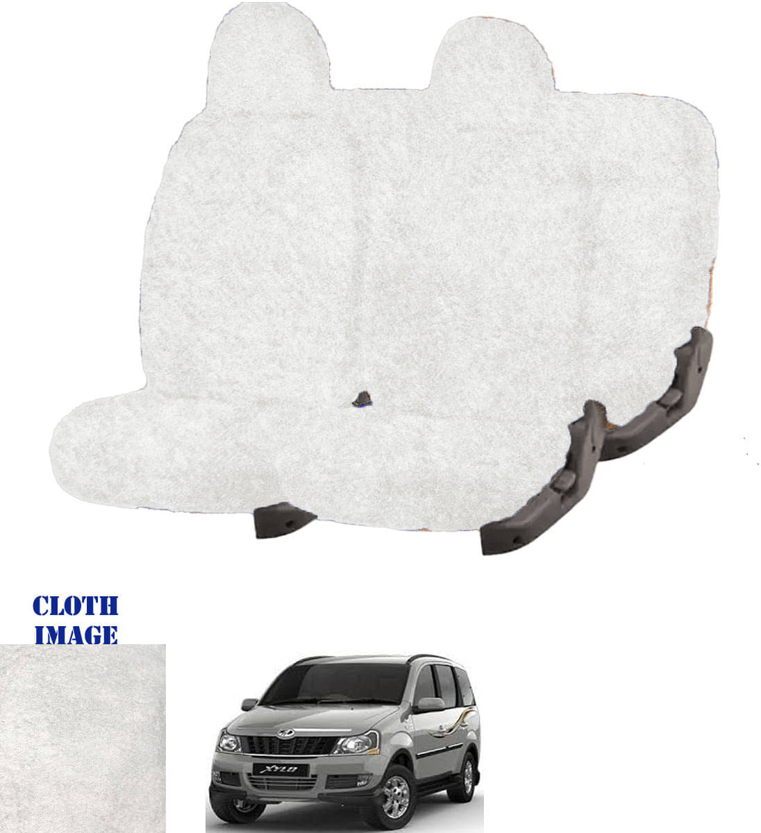 Mahindra Xylo 8S White 8 Seater Car Seat Cover Mahindra Xylo 8S White 8 Seater Car Seat Cover