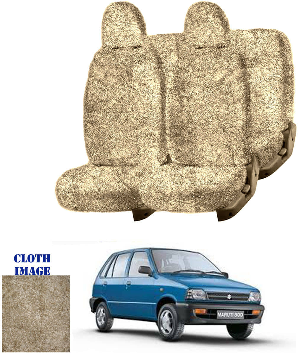 Maruti 800 Beige 5 Seater Car Seat Cover