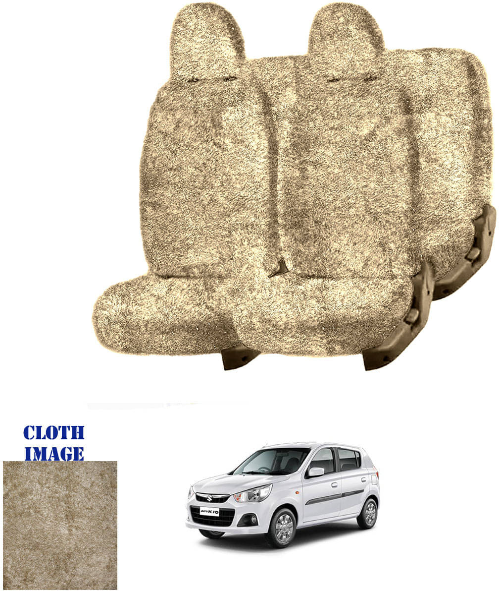 Maruti Alto K10 Beige 5 Seater Car Seat Cover     			Maruti Alto K10 Beige 5 Seater Car Seat Cover