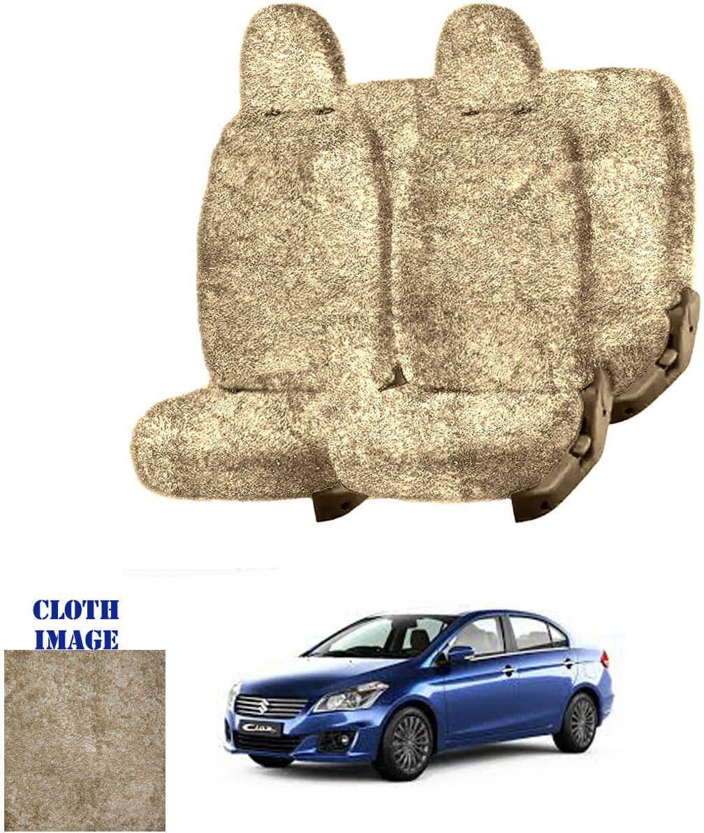 Maruti Ciaz Beige 5 Seater Car Seat Cover