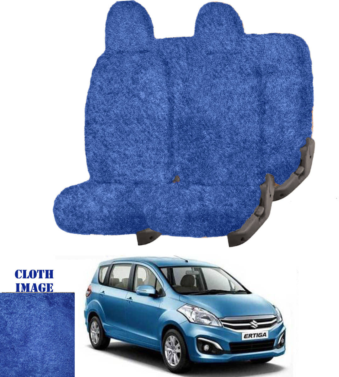 Maruti Ertiga Blue 8 Seater Car Seat Cover