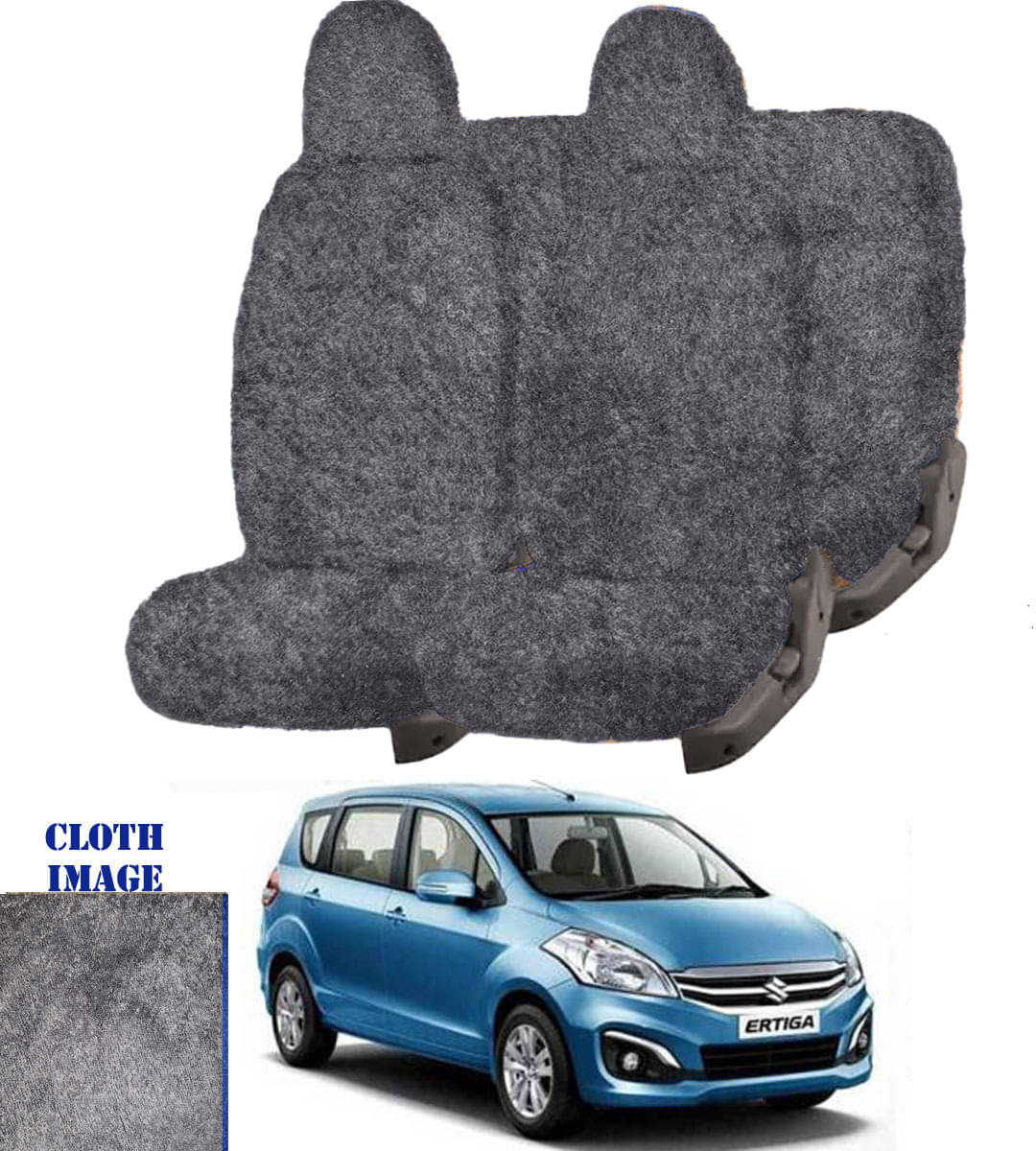     			Maruti Ertiga Grey 7 Seater Car Seat Cover