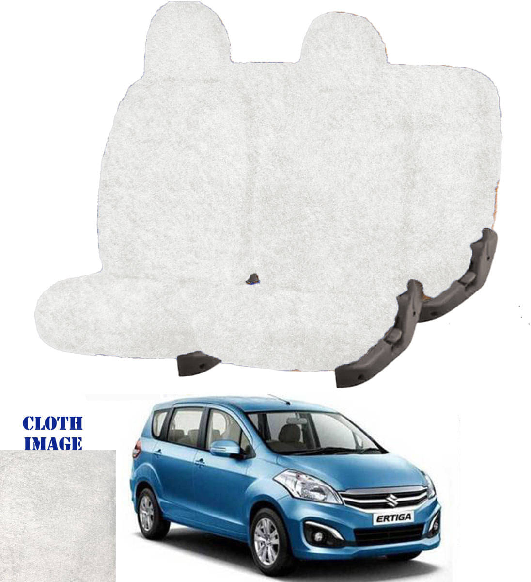     			Maruti Ertiga White 8 Seater Car Seat Cover