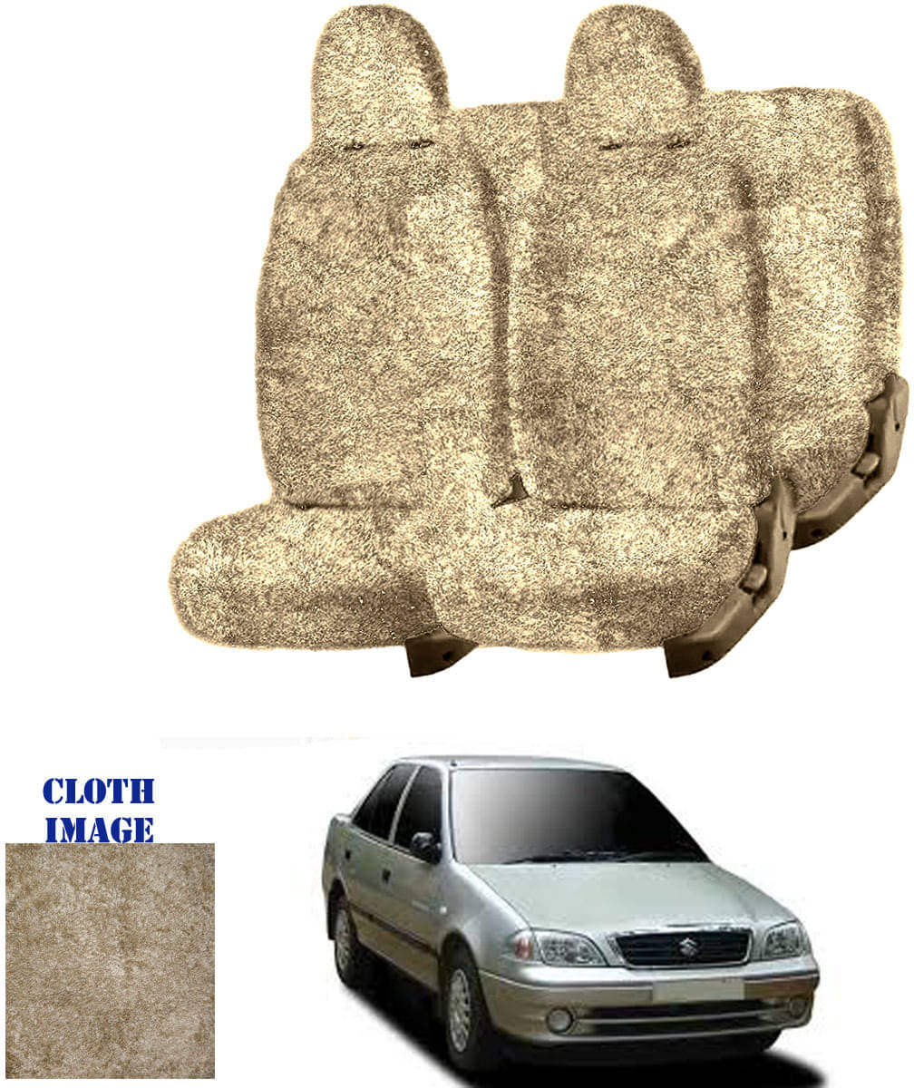 Maruti Esteem Beige 5 Seater Car Seat Cover     			Maruti Esteem Beige 5 Seater Car Seat Cover