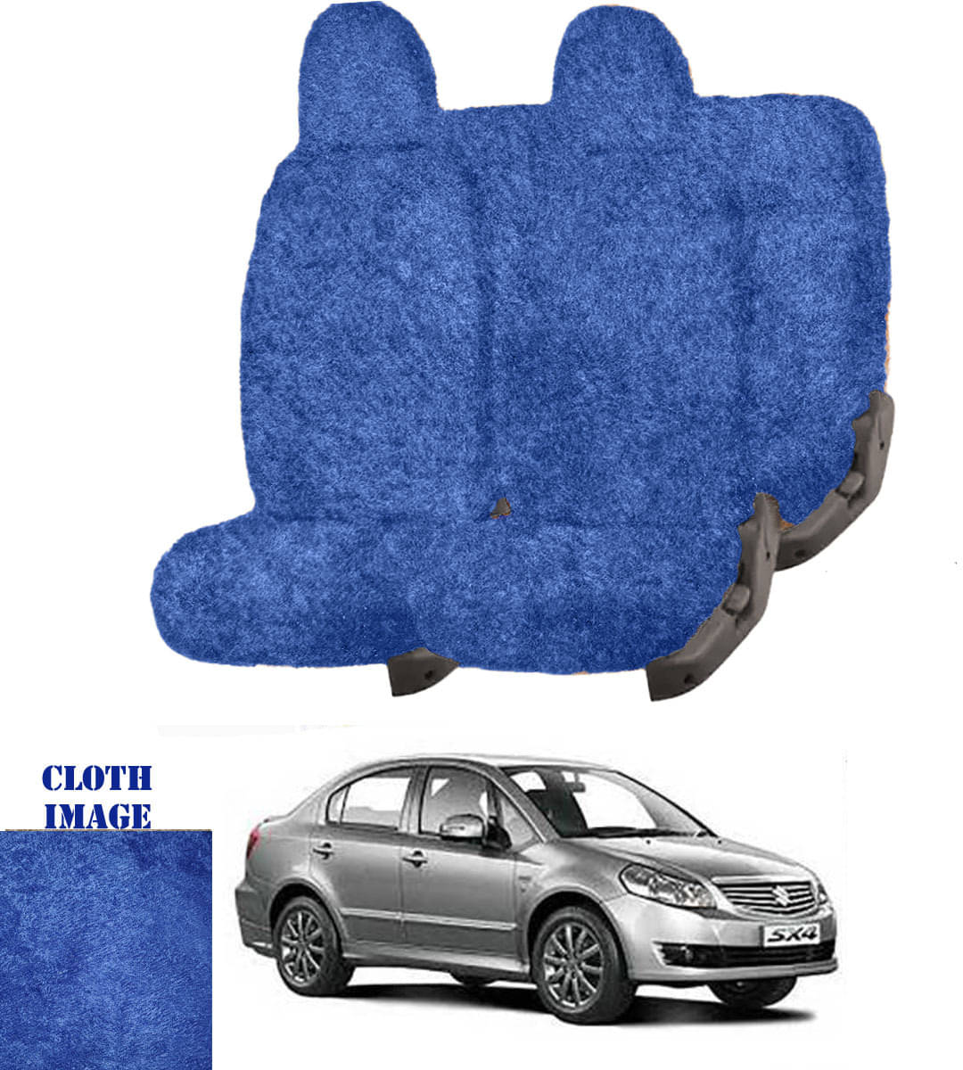 Maruti Swift Dzire Blue 5 Seater Car Seat Cover Maruti Swift Dzire Blue 5 Seater Car Seat Cover