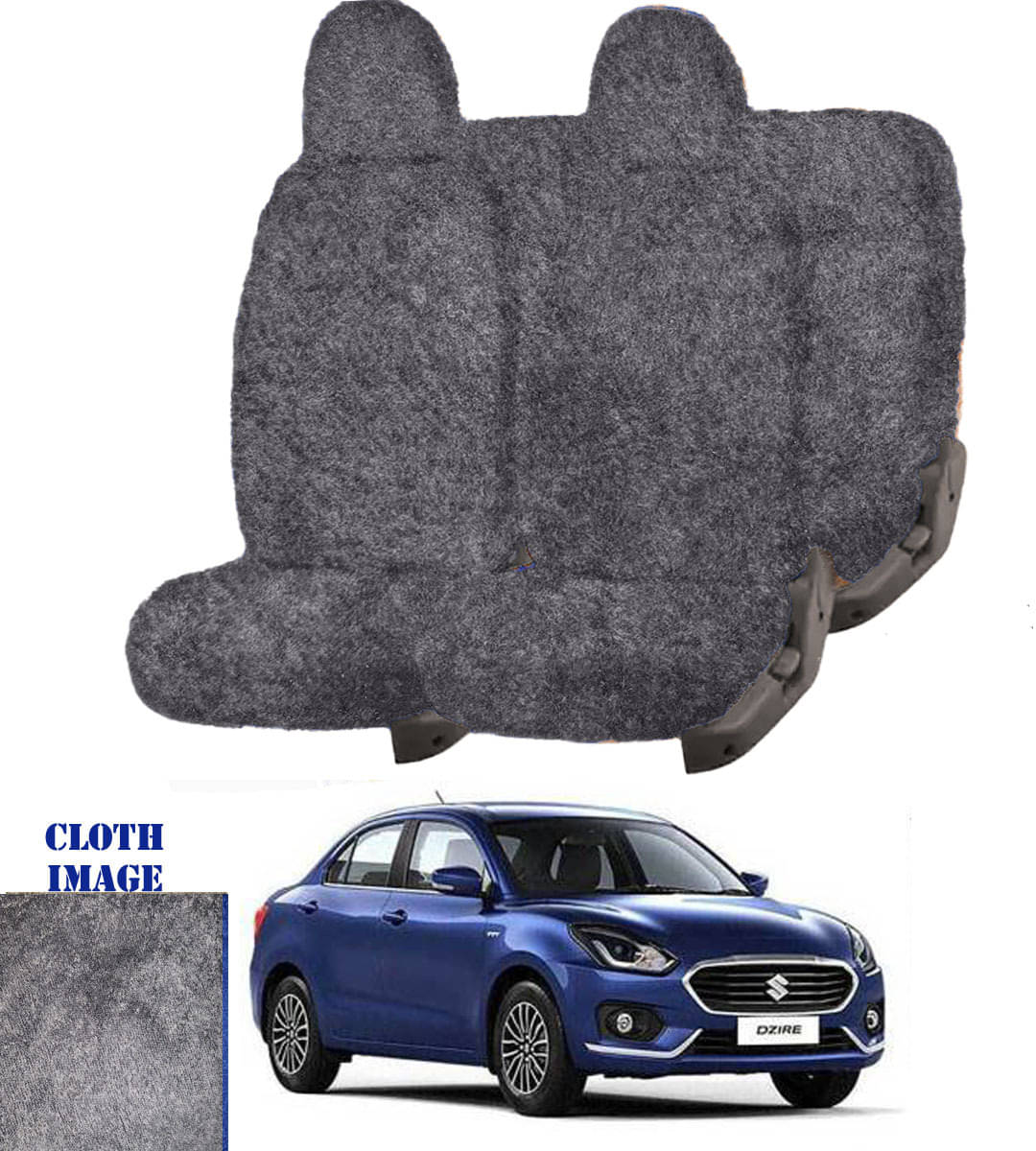 Maruti Swift Grey 5 Seater Car Seat Cover Maruti Swift Grey 5 Seater Car Seat Cover