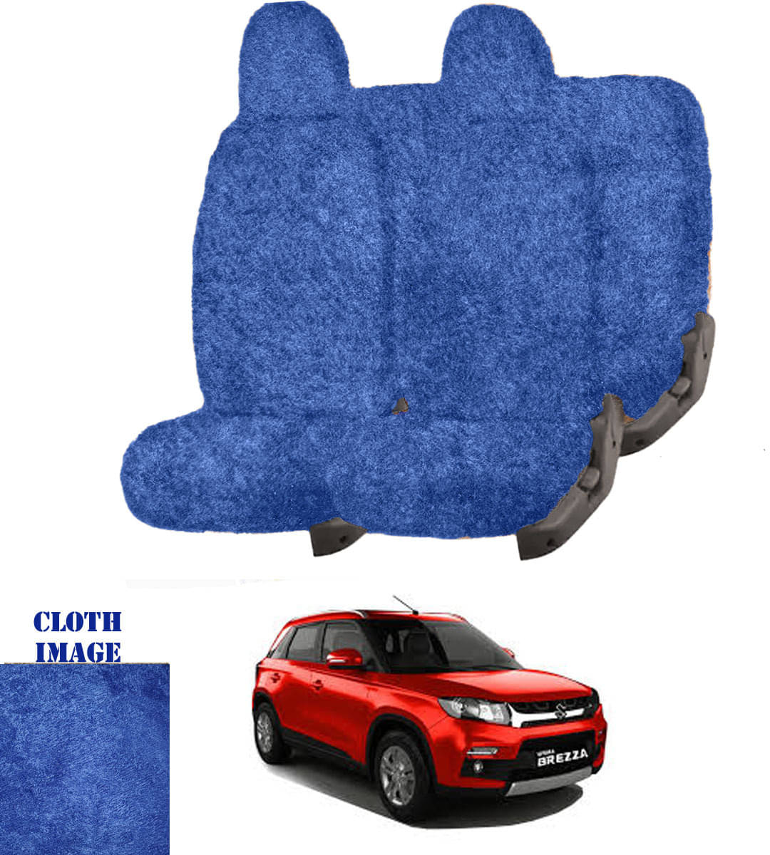Maruti Vitara Brezza Blue 5 Seater Car Seat Cover Maruti Vitara Brezza Blue 5 Seater Car Seat Cover
