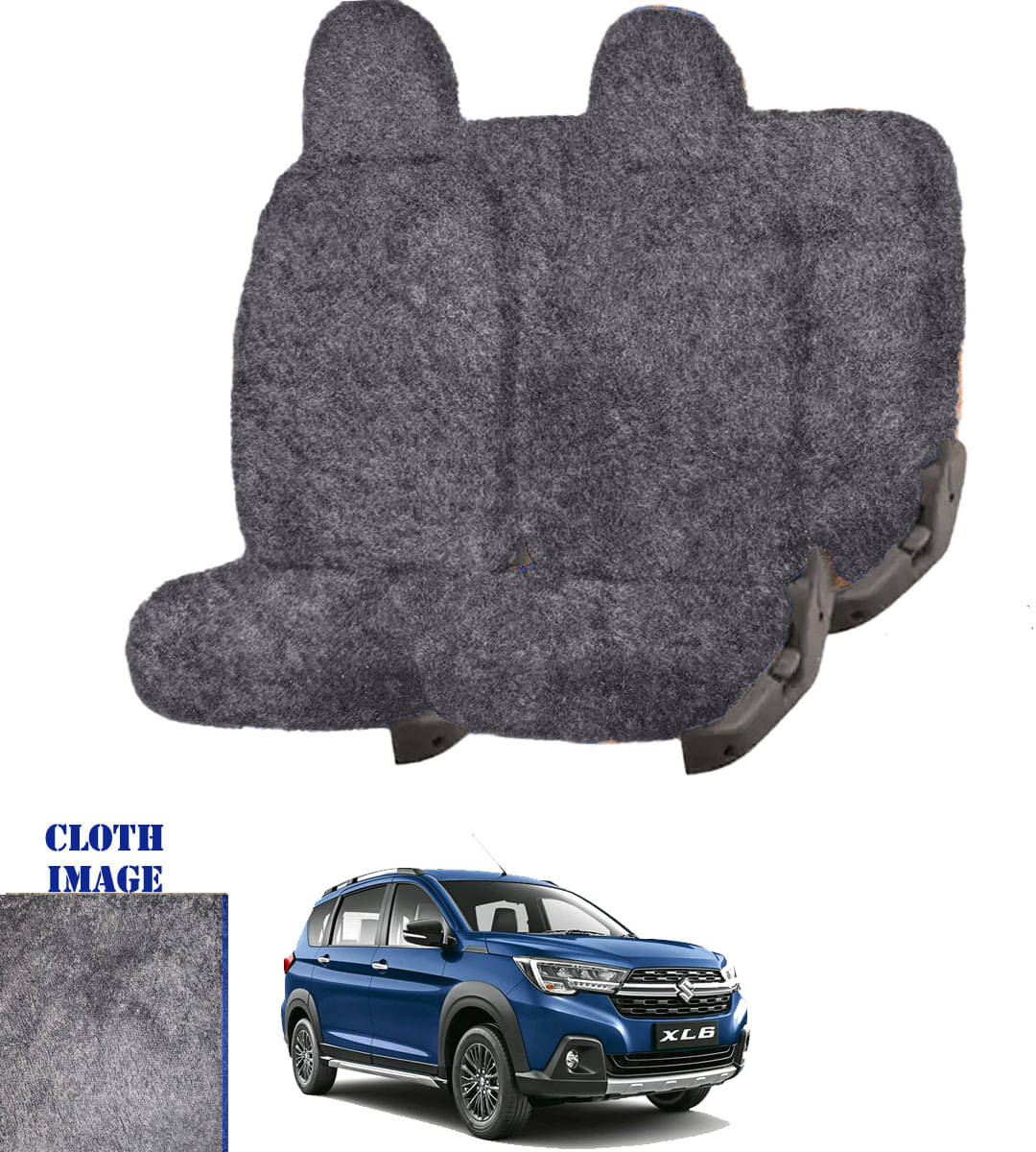 Maruti XL6 Grey 5 Seater Car Seat Cover Maruti XL6 Grey 5 Seater Car Seat Cover
