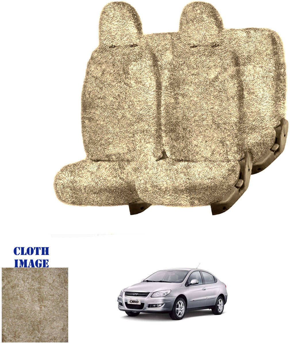     			NA Cielo Beige 5 Seater Car Seat Cover