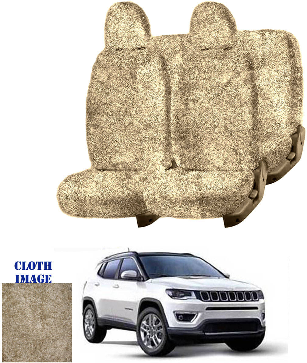     			NA Compass Beige 5 Seater Car Seat Cover