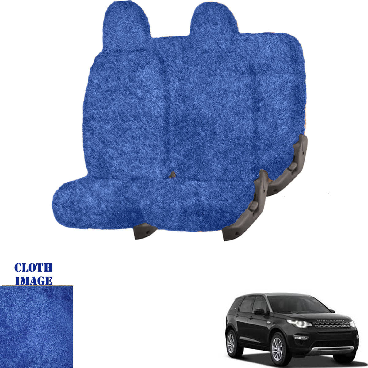 NA Discovery Blue 5 Seater Car Seat Cover NA Discovery Blue 5 Seater Car Seat Cover