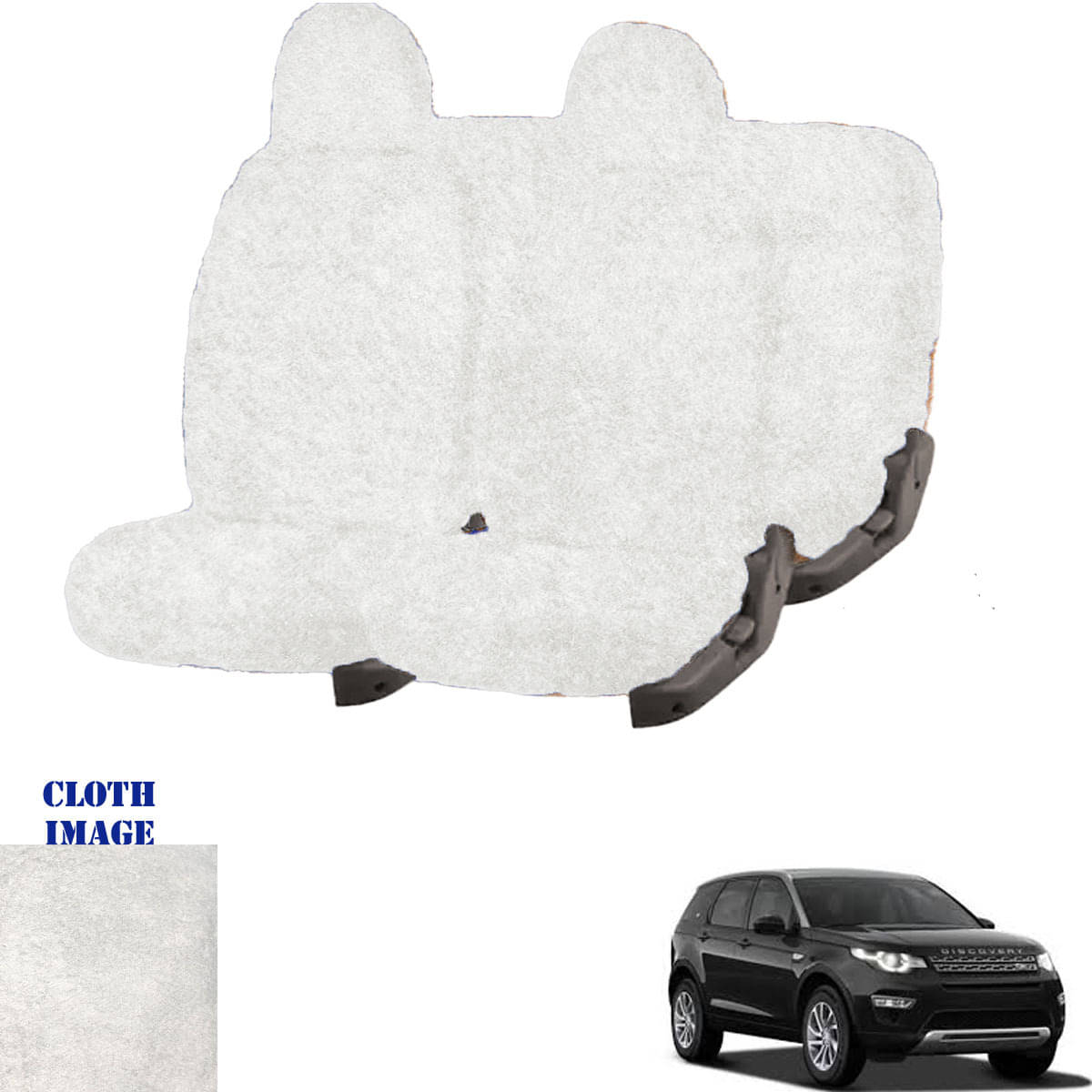     			NA Discovery White 5 Seater Car Seat Cover