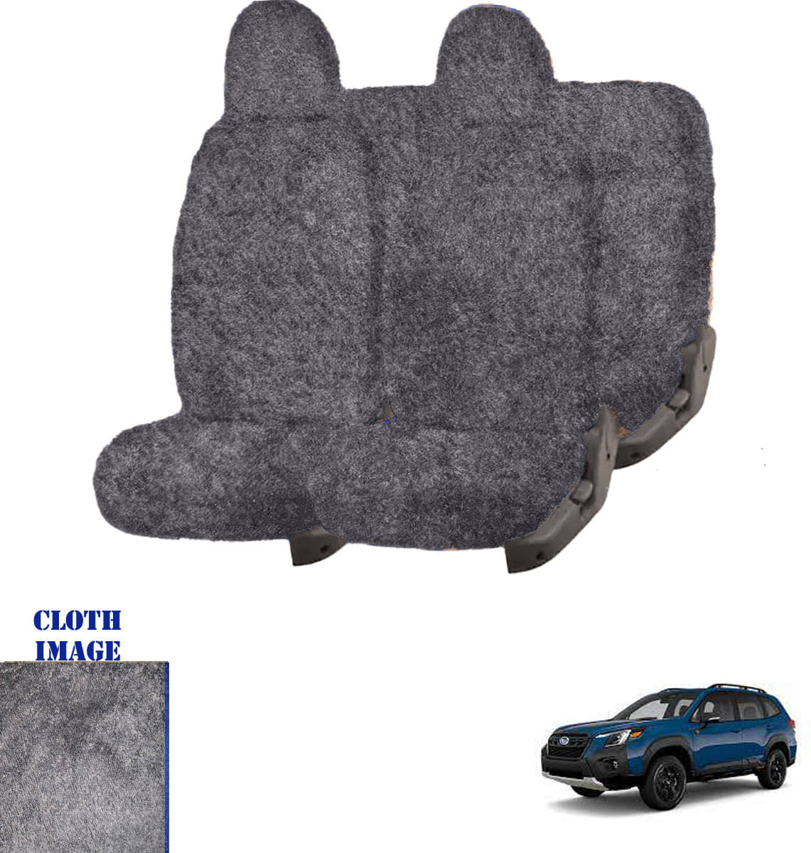     			NA Forester Grey 5 Seater Car Seat Cover