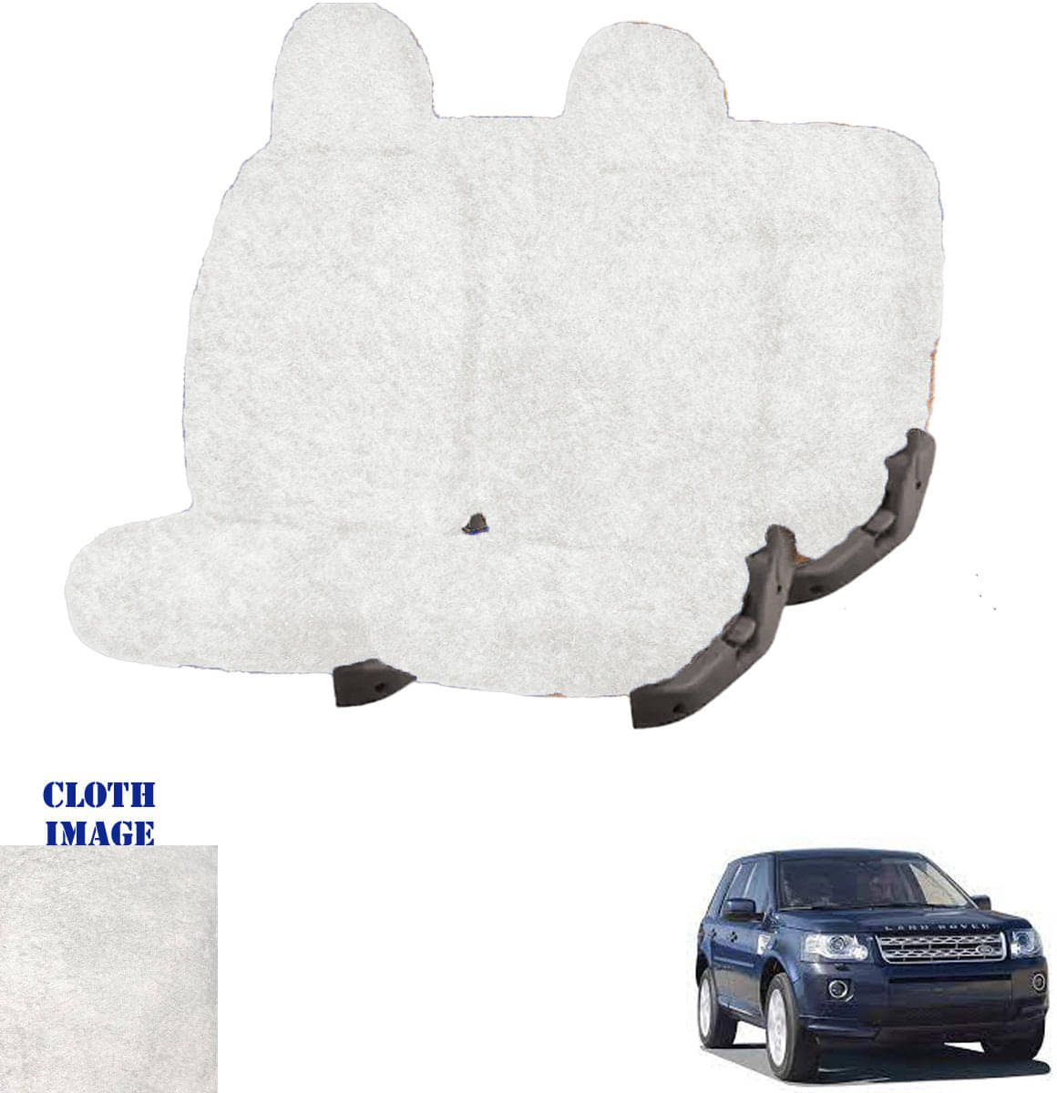 NA Freelander White 5 Seater Car Seat Cover NA Freelander White 5 Seater Car Seat Cover