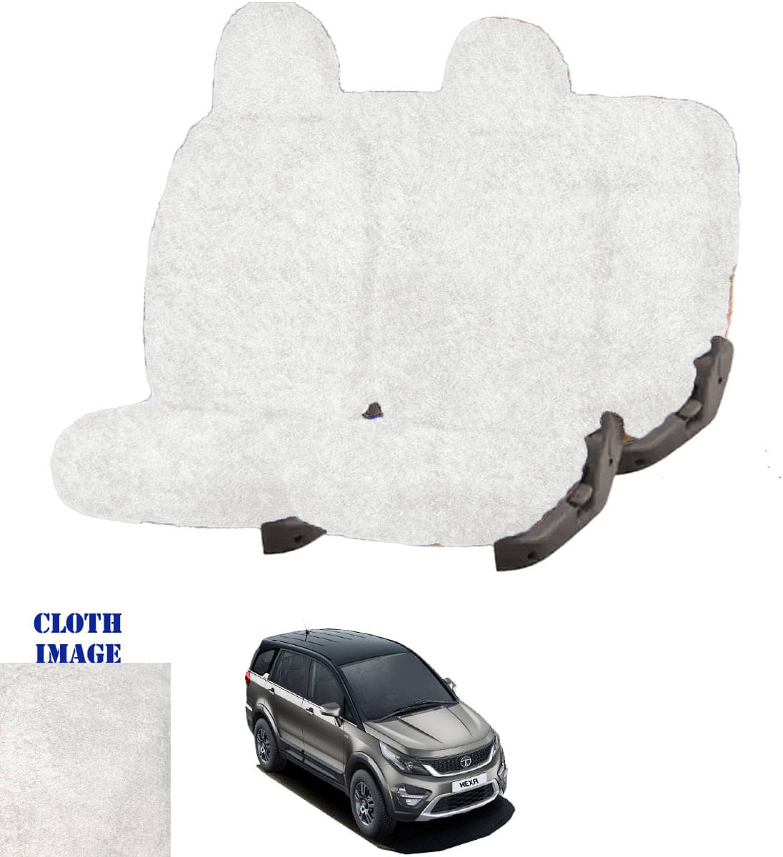 NA Hexa White 7 Seater Car Seat Cover NA Hexa White 7 Seater Car Seat Cover