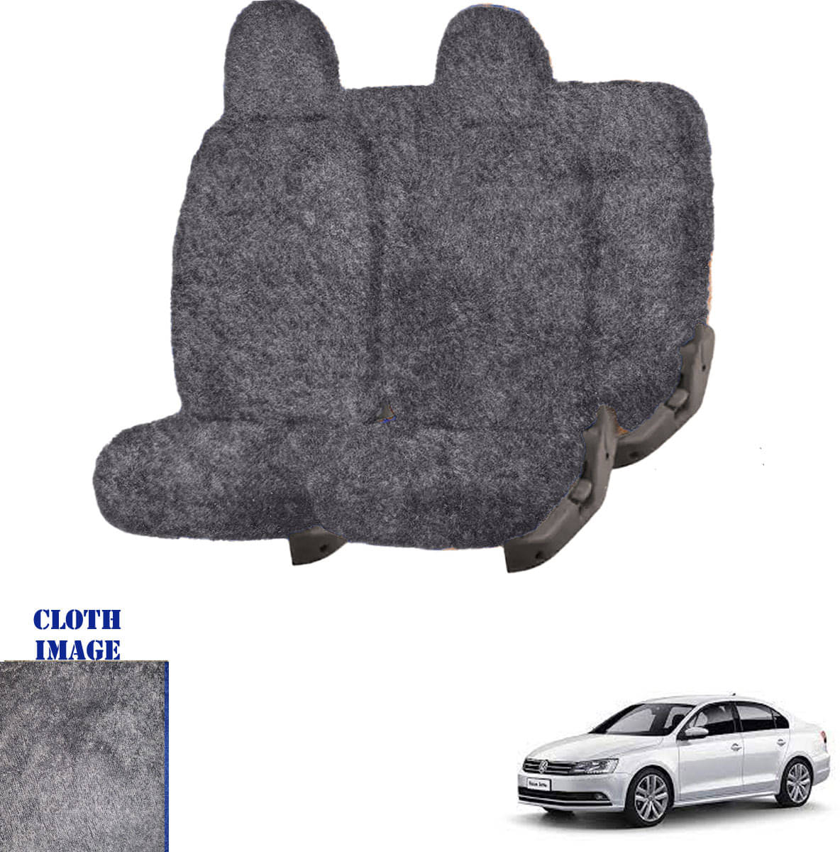 NA Jetta Grey 5 Seater Car Seat Cover NA Jetta Grey 5 Seater Car Seat Cover