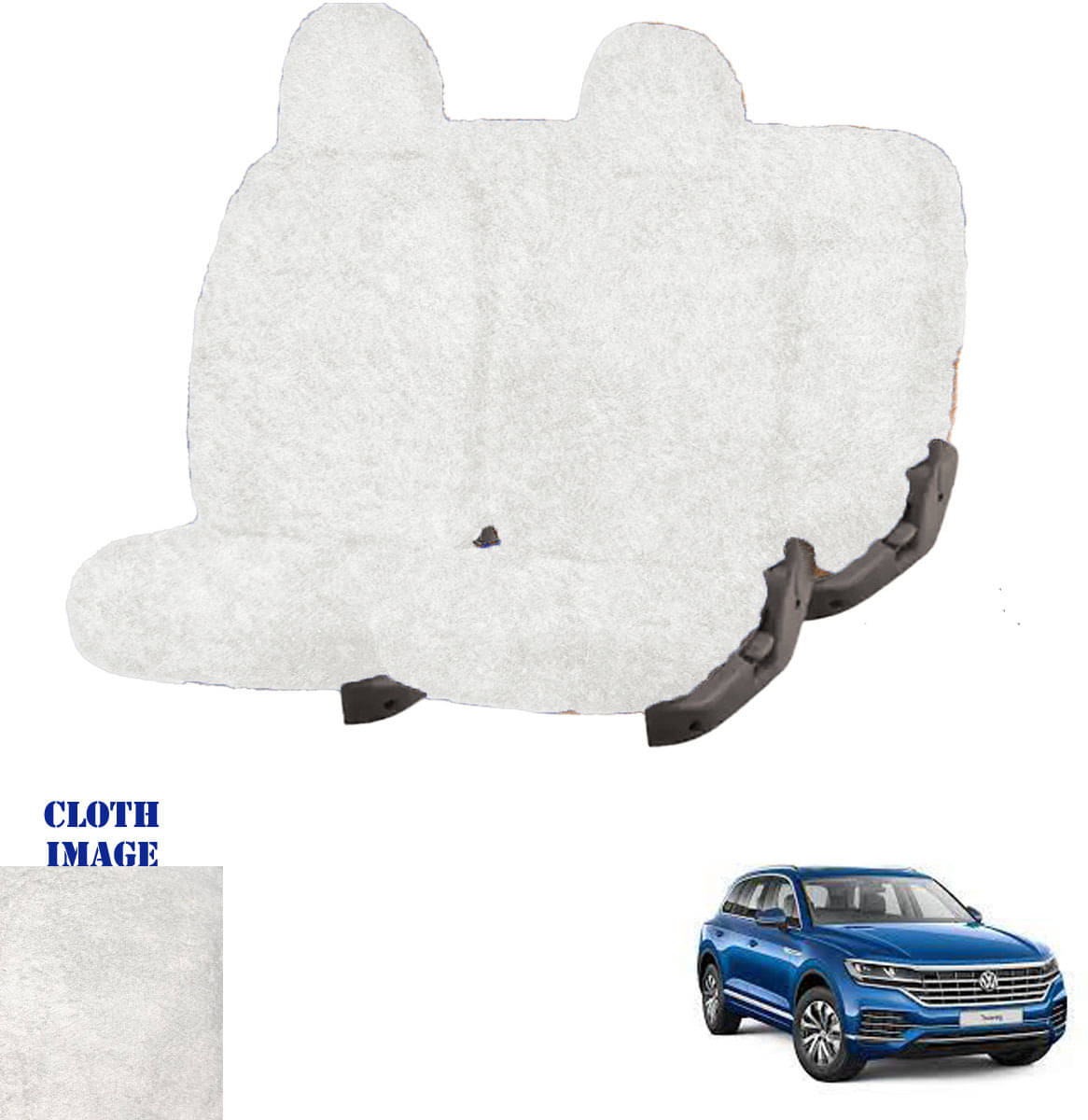     			NA Touareg White 5 Seater Car Seat Cover