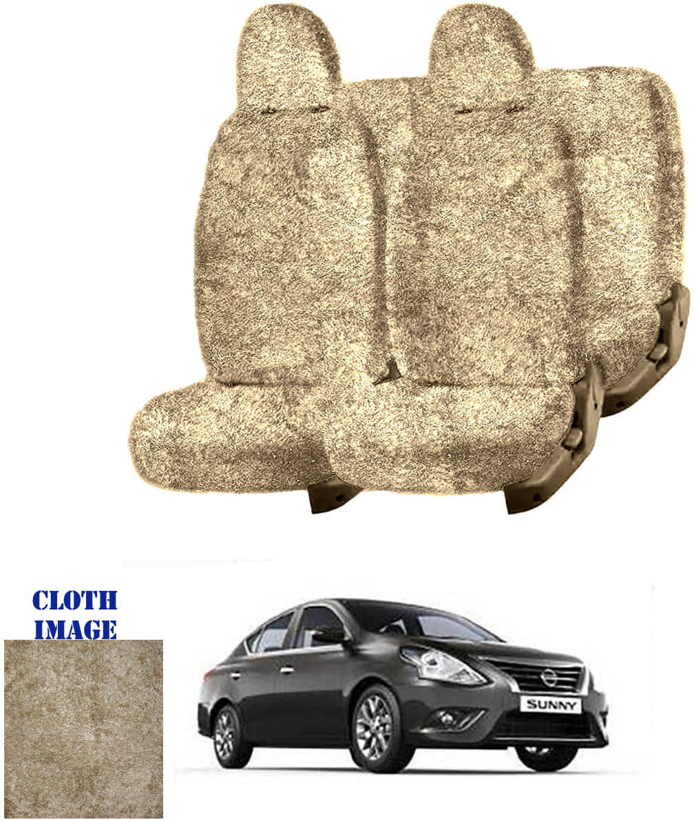 Nissan Sunny Beige 5 Seater Car Seat Cover