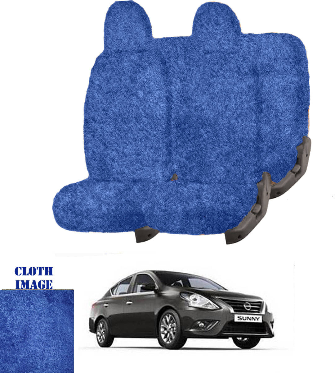 Nissan Sunny Blue 5 Seater Car Seat Cover Nissan Sunny Blue 5 Seater Car Seat Cover