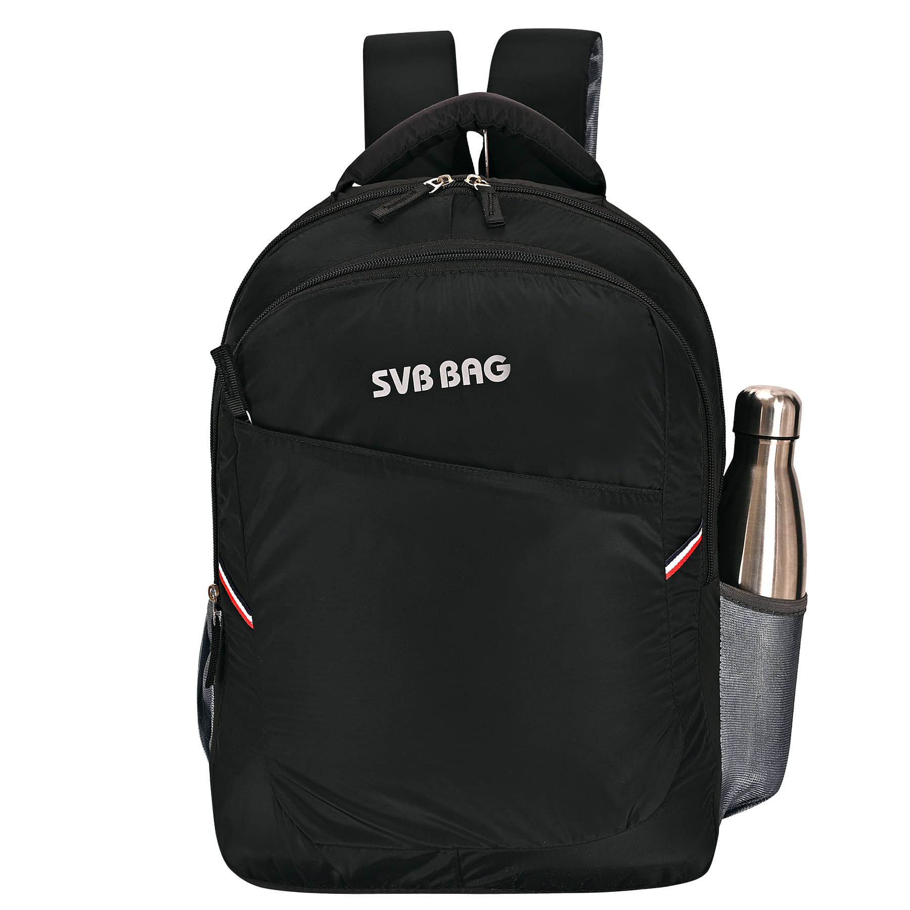     			SVB BAG Black Polyester Backpack ( 35 Ltrs )