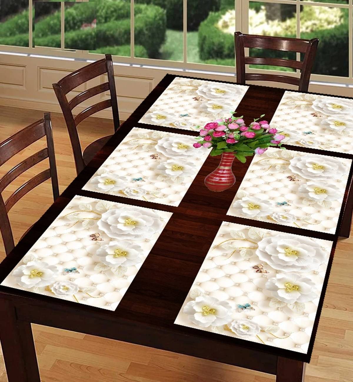 Sanraksshan PVC Solid Rectangle Table Mats ( 40 cm x 30 cm ) Pack of 1 - Multi Sanraksshan PVC Solid Rectangle Table Mats ( 40 cm x 30 cm ) Pack of 1 - Multi