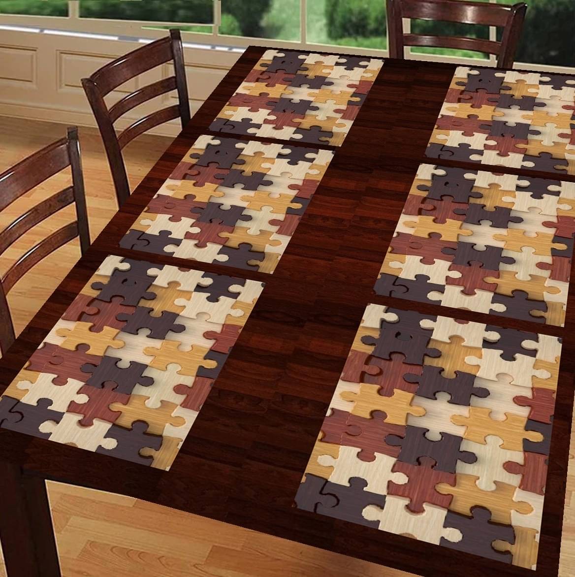 Sanraksshan PVC Solid Rectangle Table Mats ( 40 cm x 30 cm ) Pack of 1 - Multi Sanraksshan PVC Solid Rectangle Table Mats ( 40 cm x 30 cm ) Pack of 1 - Multi