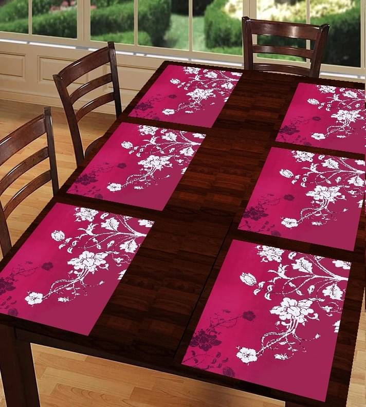     			Sanraksshan PVC Solid Rectangle Table Mats ( 40 cm x 30 cm ) Pack of 1 - Multi