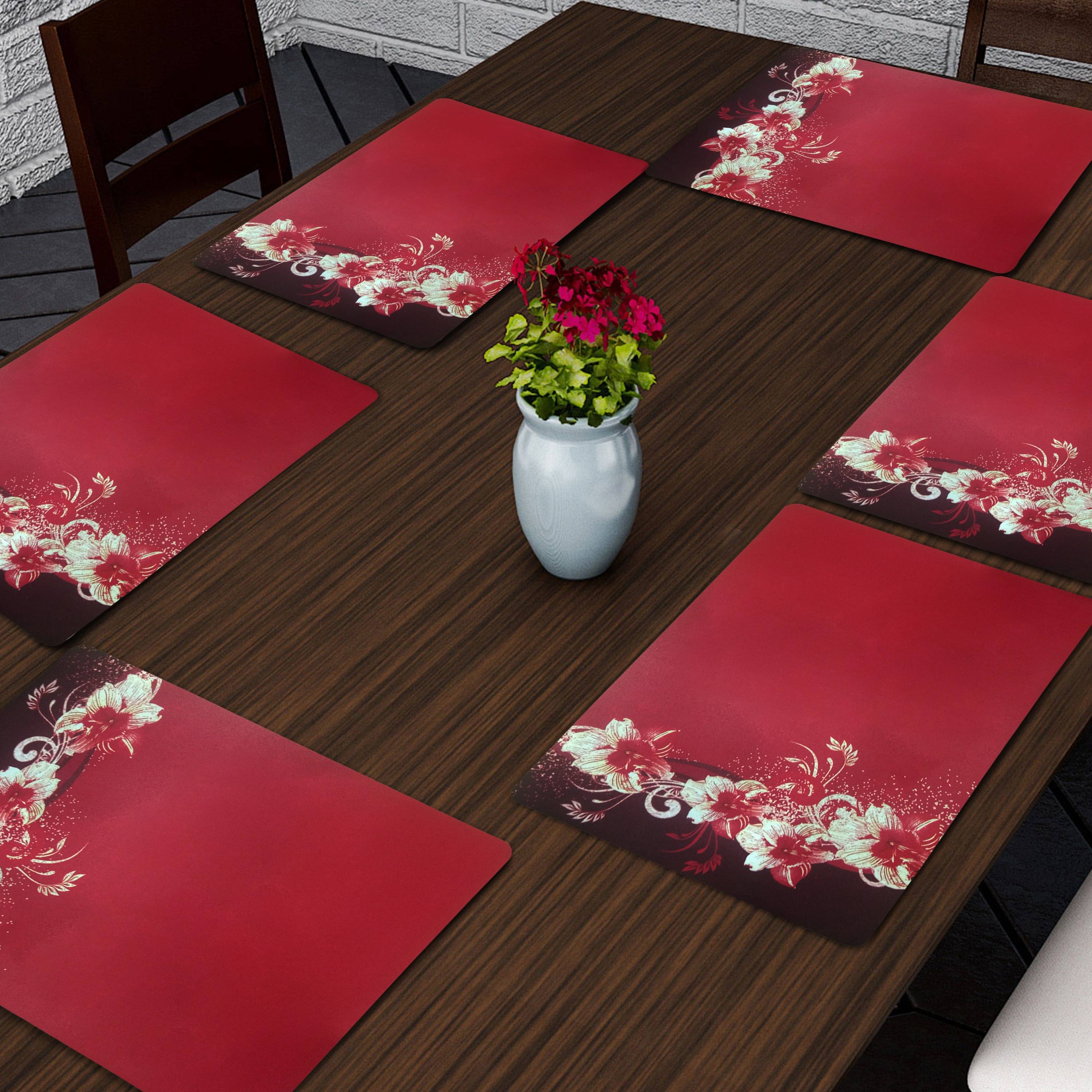 Sanraksshan PVC Solid Rectangle Table Mats ( 40 cm x 30 cm ) Pack of 1 - Multi Sanraksshan PVC Solid Rectangle Table Mats ( 40 cm x 30 cm ) Pack of 1 - Multi