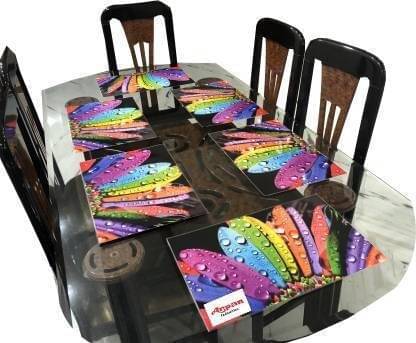 Sanraksshan PVC Solid Rectangle Table Mats ( 40 cm x 30 cm ) Pack of 1 - Multi Sanraksshan PVC Solid Rectangle Table Mats ( 40 cm x 30 cm ) Pack of 1 - Multi