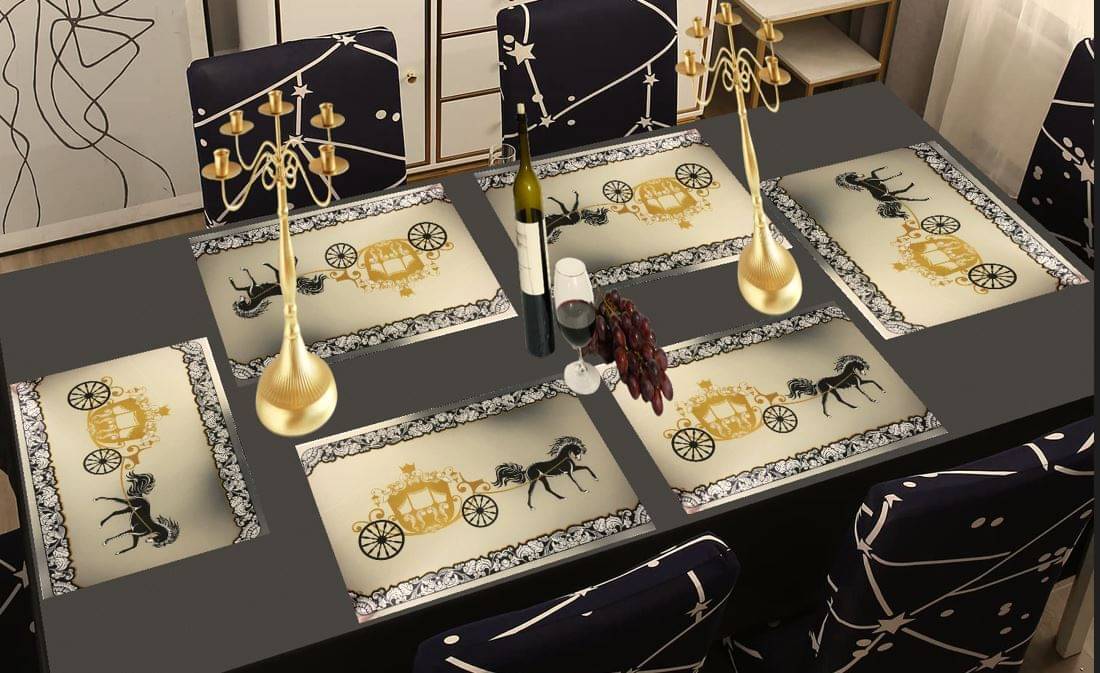     			Sanraksshan PVC Solid Rectangle Table Mats ( 40 cm x 30 cm ) Pack of 1 - Multi