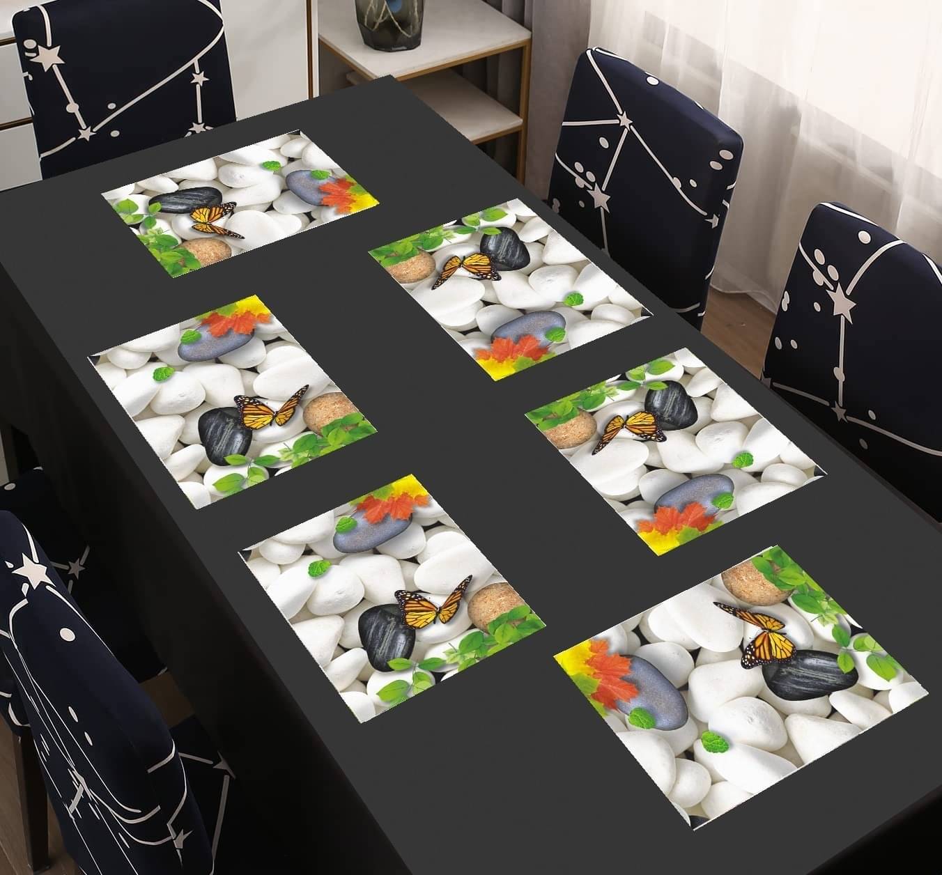 Sanraksshan PVC Solid Rectangle Table Mats ( 40 cm x 30 cm ) Pack of 1 - Multi Sanraksshan PVC Solid Rectangle Table Mats ( 40 cm x 30 cm ) Pack of 1 - Multi