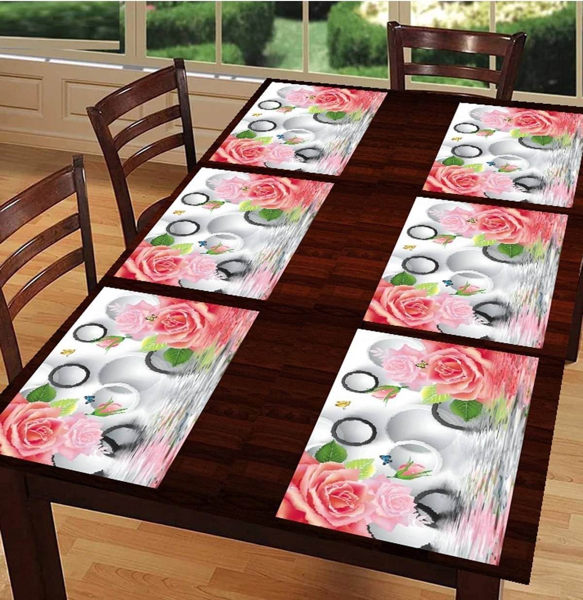 Sanraksshan PVC Solid Rectangle Table Mats ( 40 cm x 30 cm ) Pack of 1 - Multi Sanraksshan PVC Solid Rectangle Table Mats ( 40 cm x 30 cm ) Pack of 1 - Multi