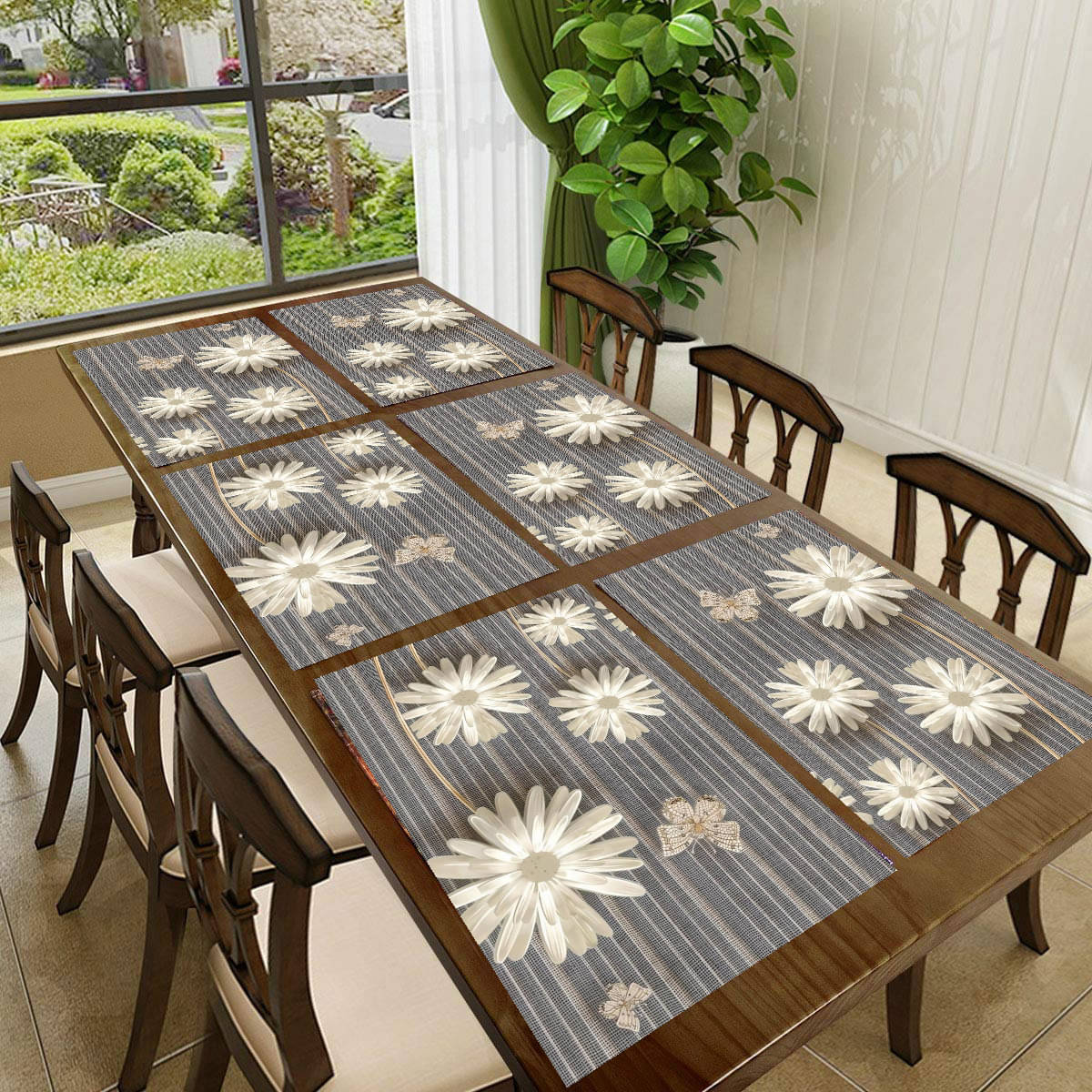     			Sanraksshan PVC Solid Rectangle Table Mats ( 40 cm x 30 cm ) Pack of 1 - Multi
