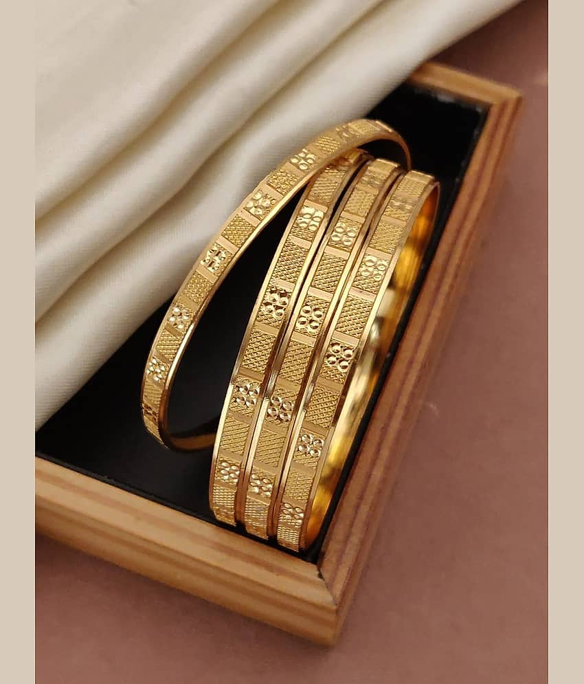 Shivay Fashion Gold Bangle Set ( Pack of 2 ) - Bangles & Bracelets | Buy online on ZillyBuy