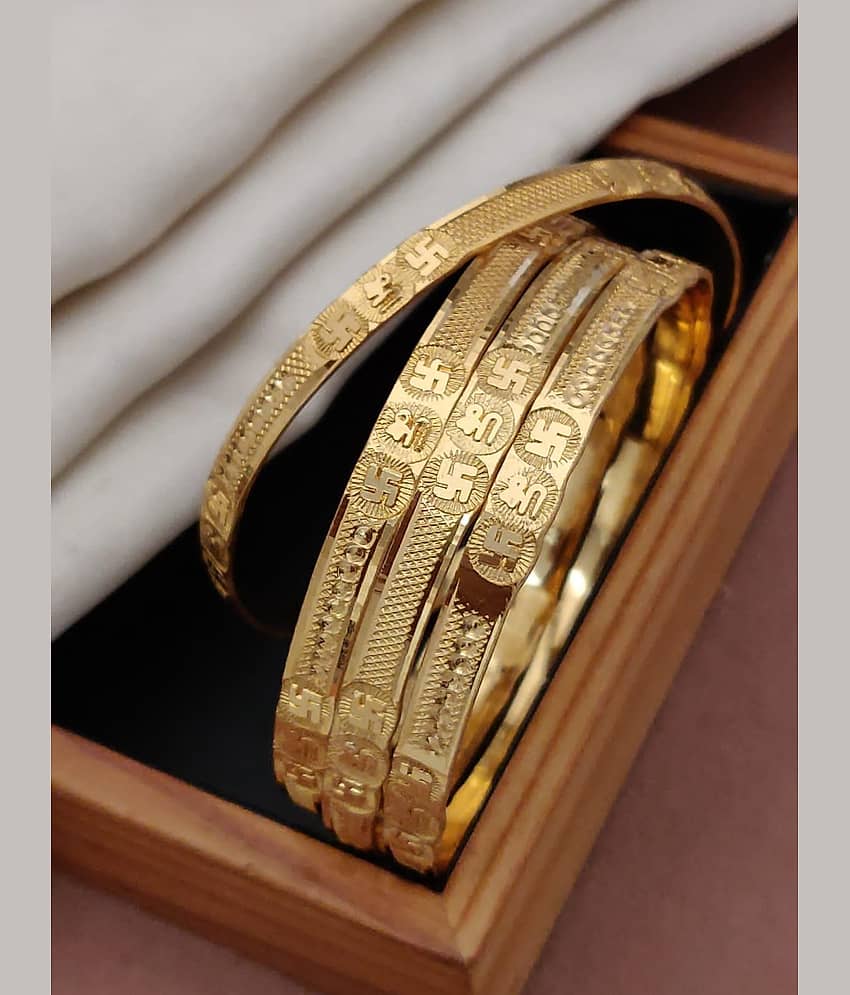 Shivay Fashion Gold Bangle Set ( Pack of 2 ) - Bangles & Bracelets | Buy online on ZillyBuy