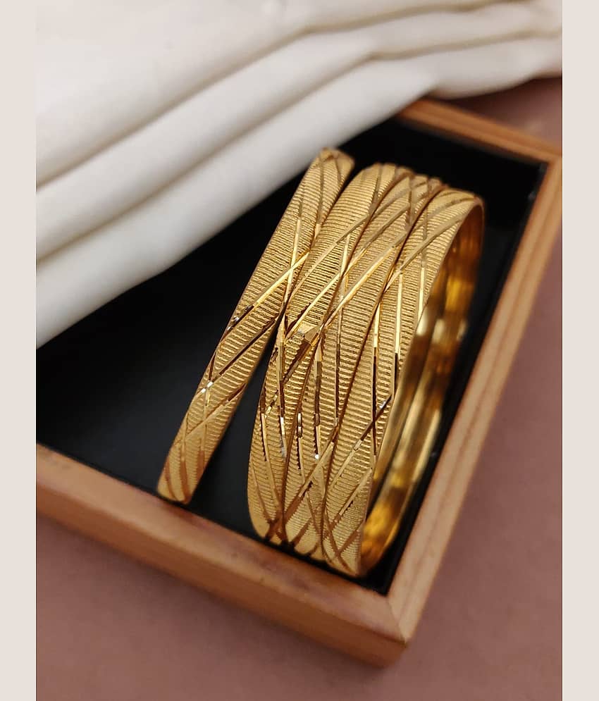 Shivay Fashion Gold Bangle Set ( Pack of 2 ) - Bangles & Bracelets | Buy online on ZillyBuy