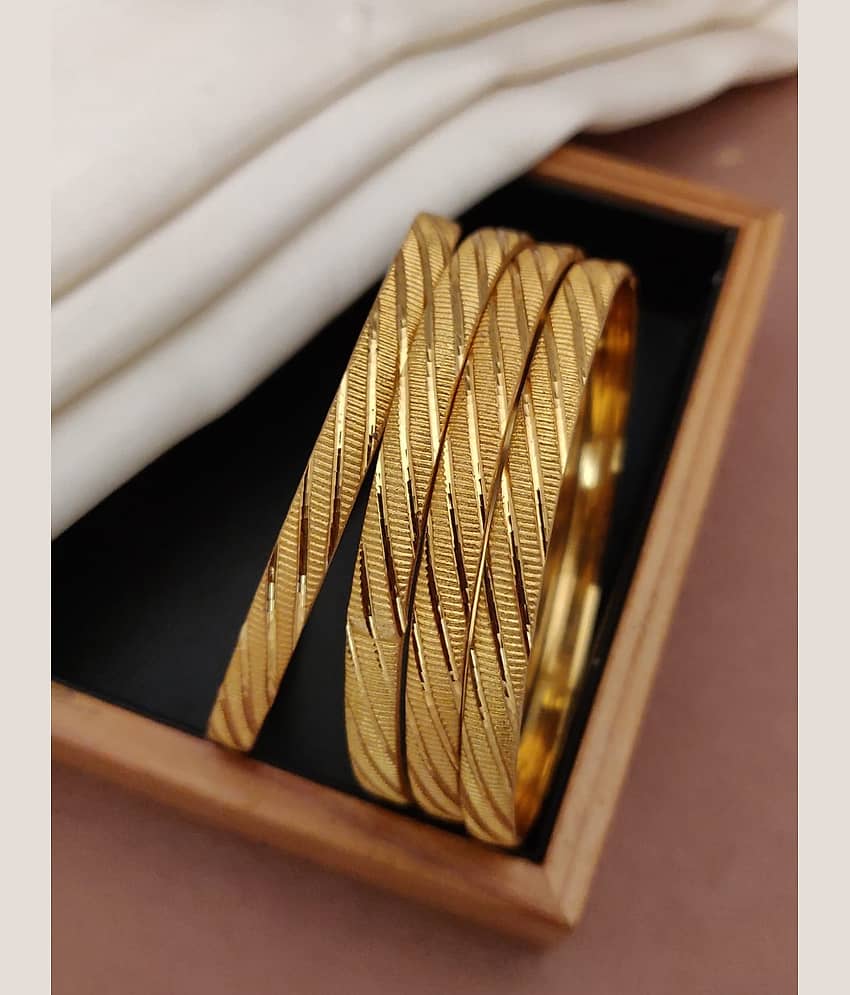 Shivay Fashion Gold Bangle Set ( Pack of 2 ) - Bangles & Bracelets | Buy online on ZillyBuy