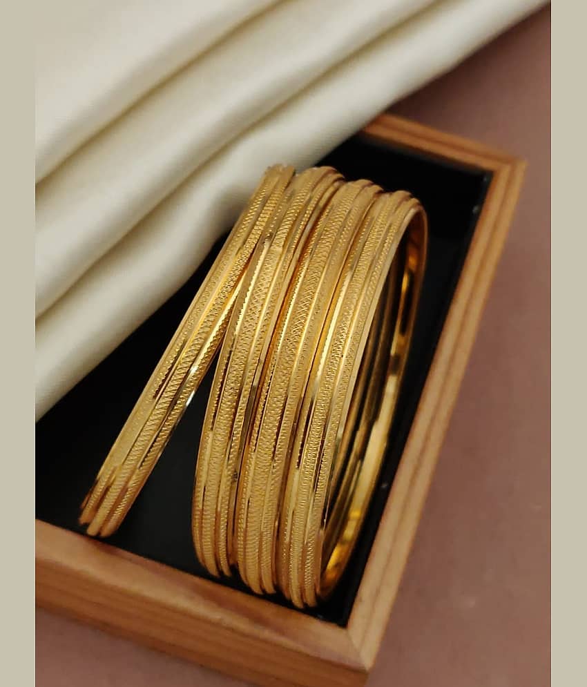 Shivay Fashion Gold Bangle Set ( Pack of 2 ) - Bangles & Bracelets | Buy online on ZillyBuy