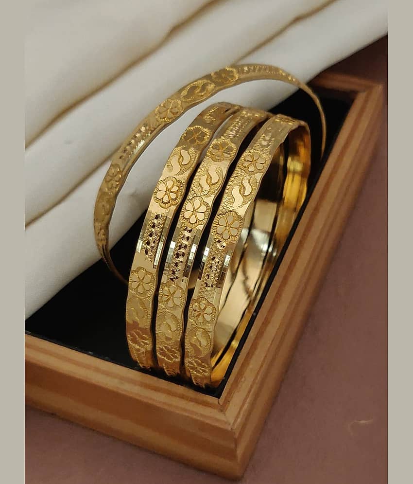 Shivay Fashion Gold Bangle Set ( Pack of 2 ) - Bangles & Bracelets | Buy online on ZillyBuy