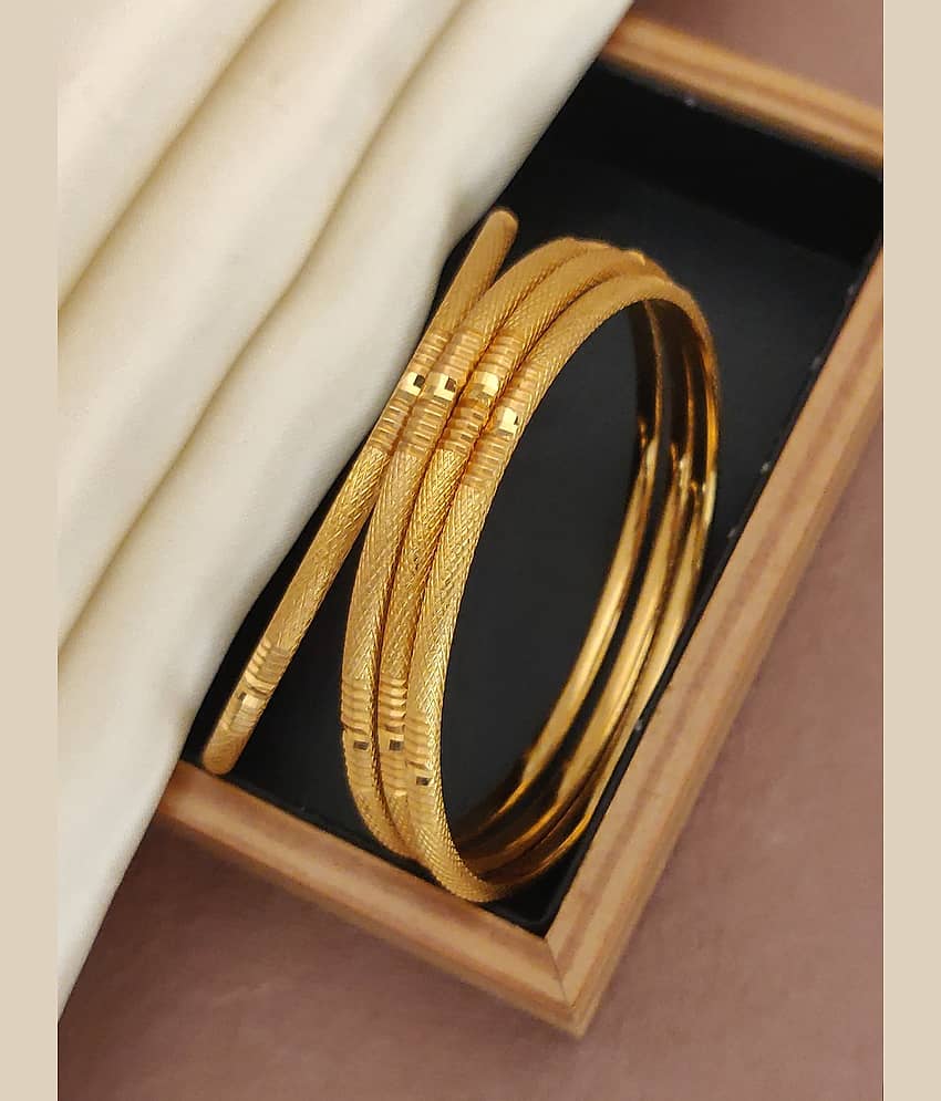 Shivay Fashion Gold Bangle Set ( Pack of 2 ) - Bangles & Bracelets | Buy online on ZillyBuy