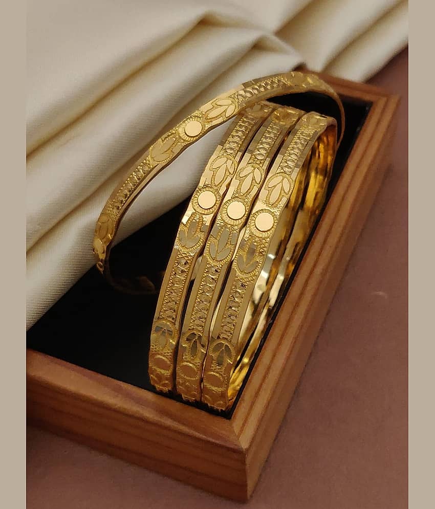 Shivay Fashion Gold Bangle Set ( Pack of 2 ) - Bangles & Bracelets | Buy online on ZillyBuy
