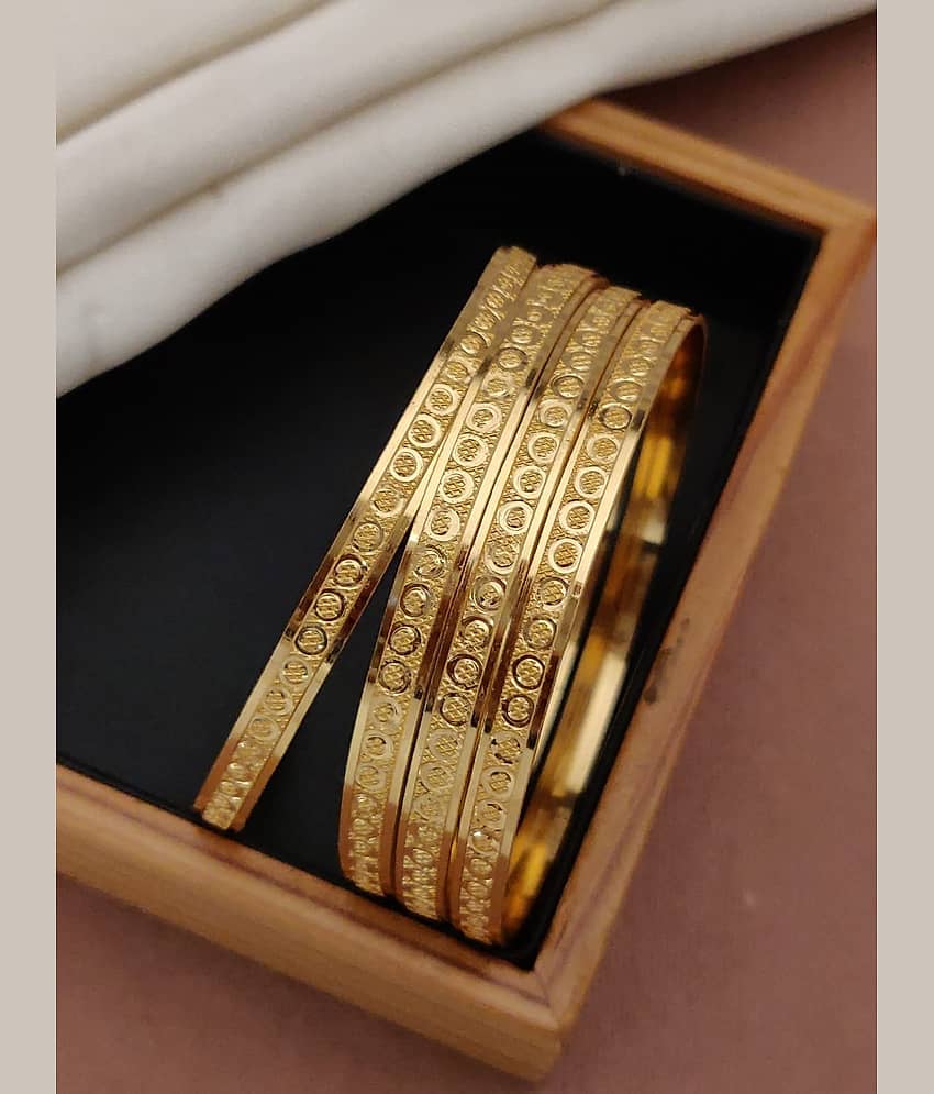 Shivay Fashion Gold Bangle Set ( Pack of 2 ) - Bangles & Bracelets | Buy online on ZillyBuy