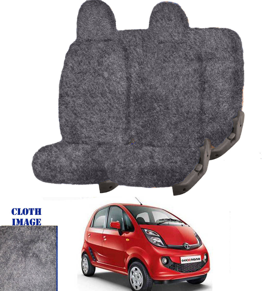     			Skoda Nano Grey 5 Seater Car Seat Cover