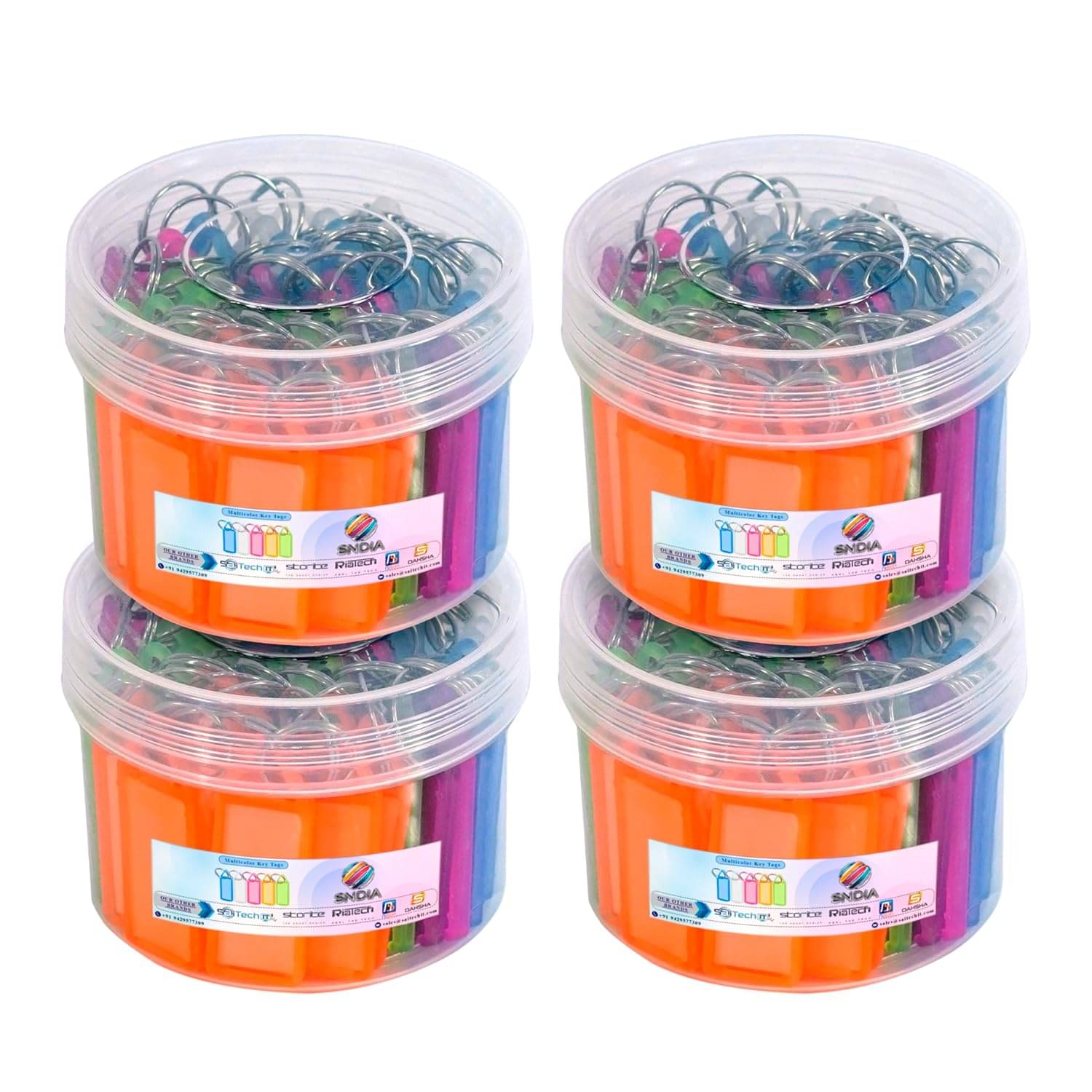     			Stealodeal Plastic Keychain ( Pack of 4 )