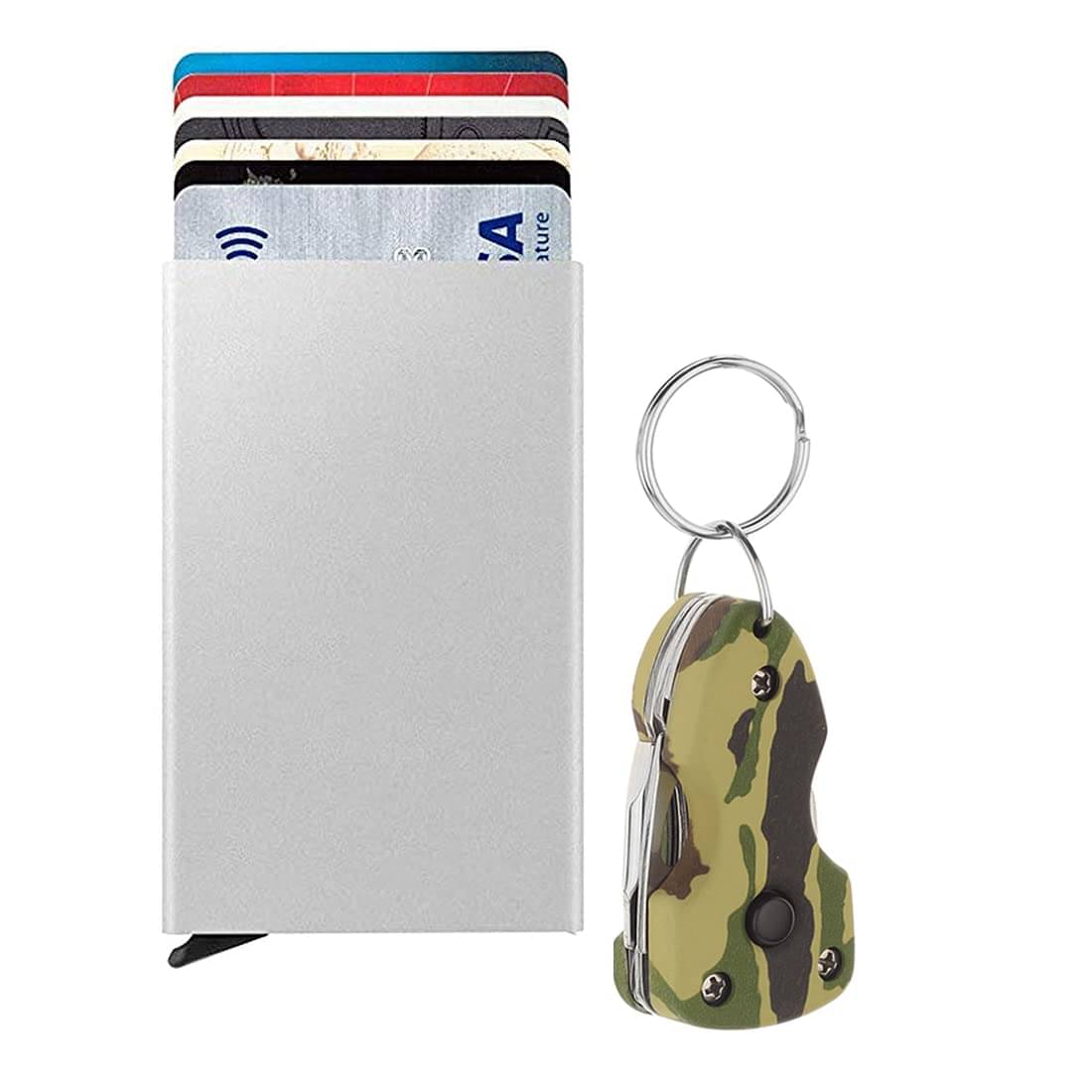     			Stealodeal Metal Keychain ( Pack of 2 )