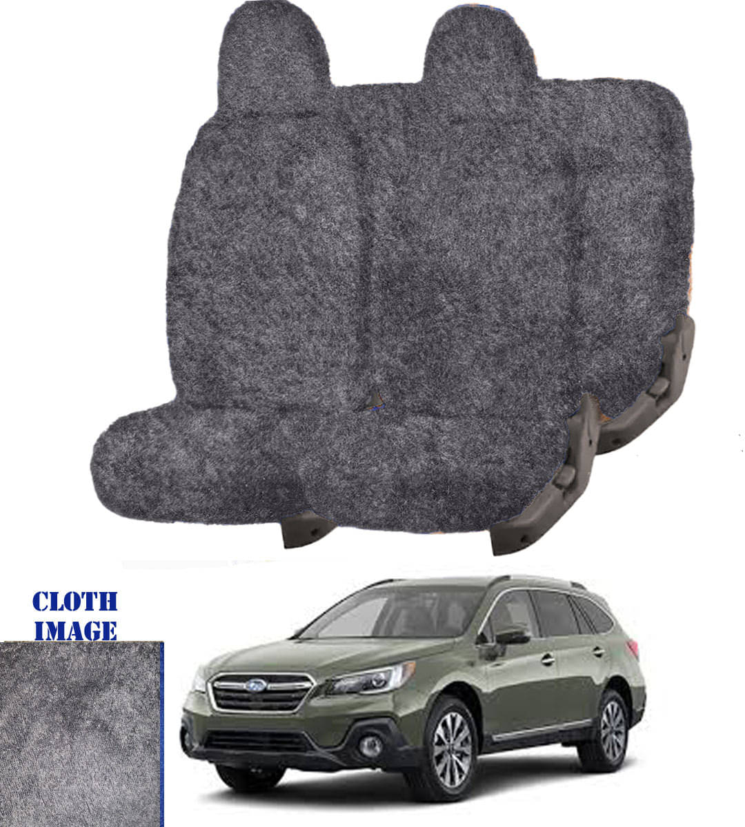     			Subaru Outback Grey 5 Seater Car Seat Cover